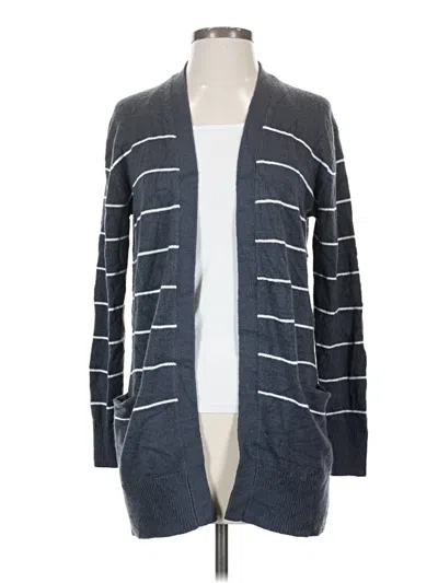 Pre-owned Caslon Cardigan Sweater In Gray