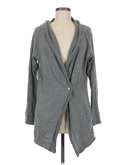 Pre-owned Caslon Cardigan Sweater In Gray