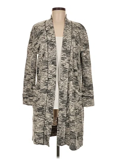 Pre-owned Caslon Cardigan Sweater In Gray