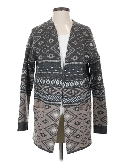 Pre-owned Caslon Cardigan Sweater In Gray