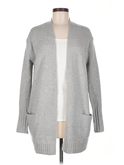 Pre-owned Caslon Cardigan Sweater In Gray