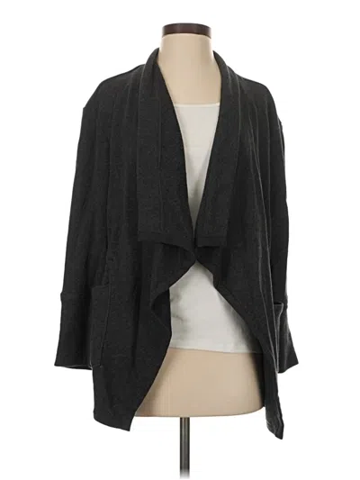 Pre-owned Caslon Cardigan Sweater In Gray