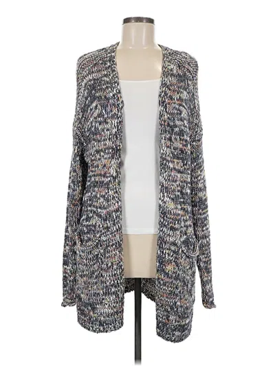 Pre-owned Caslon Cardigan Sweater In Gray