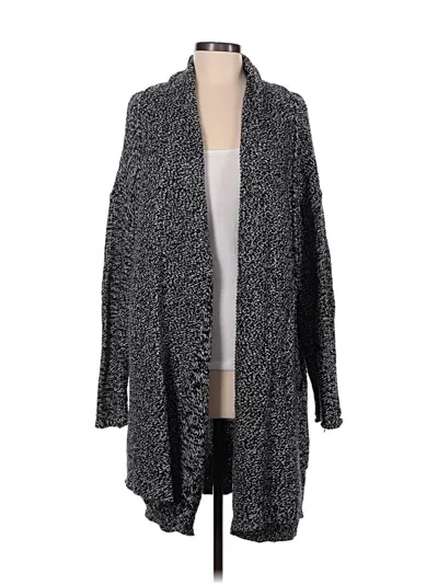 Pre-owned Caslon Cardigan Sweater In Gray