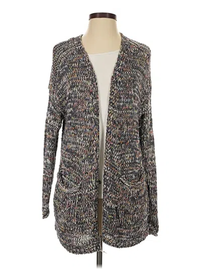 Pre-owned Caslon Cardigan Sweater In Gray