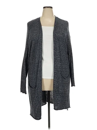 Pre-owned Caslon Cardigan Sweater In Gray