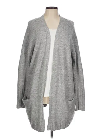 Pre-owned Caslon Cardigan Sweater In Gray