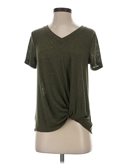 Pre-owned Caslon Cardigan Sweater In Green