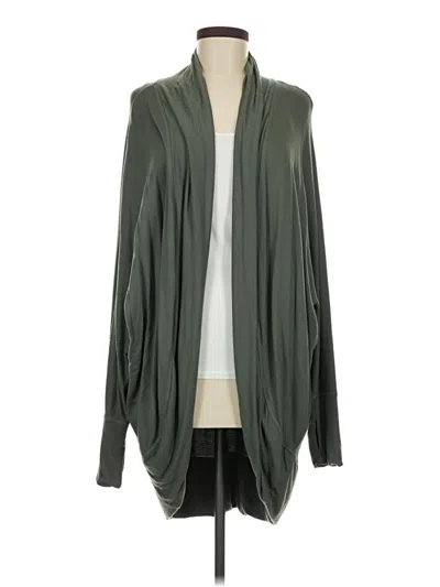 Pre-owned Caslon Cardigan Sweater In Green