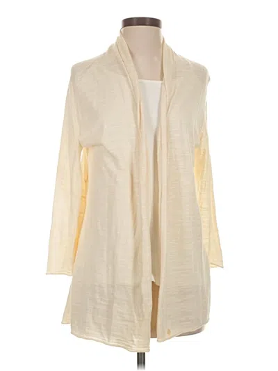 Pre-owned Caslon Cardigan Sweater In Ivory