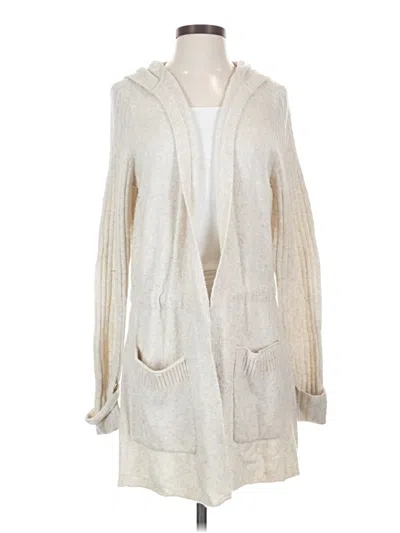 Pre-owned Caslon Cardigan Sweater In Ivory