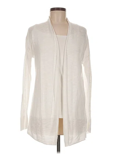 Pre-owned Caslon Cardigan Sweater In Ivory