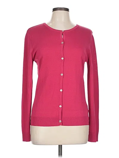 Pre-owned Caslon Cardigan Sweater In Pink