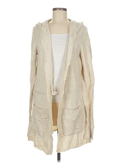 Pre-owned Caslon Cardigan Sweater In Tan