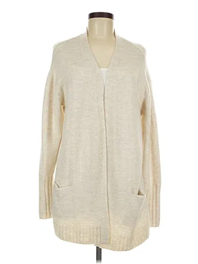 Pre-owned Caslon Cardigan Sweater In Tan