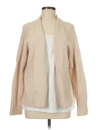 Pre-owned Caslon Cardigan Sweater In Tan