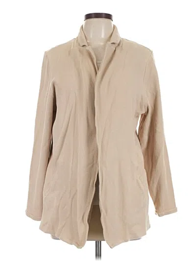 Pre-owned Caslon Cardigan Sweater In Tan