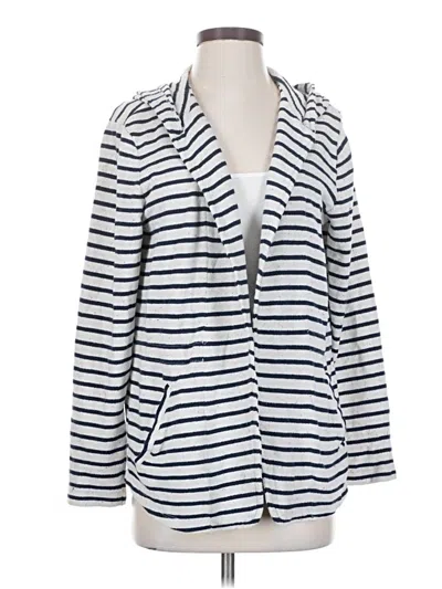 Pre-owned Caslon Cardigan Sweater In White