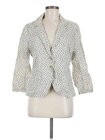 Pre-owned Caslon Cardigan Sweater In White