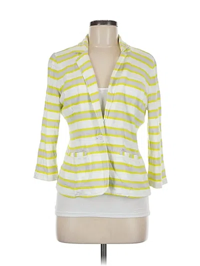 Pre-owned Caslon Cardigan Sweater In Yellow