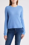 Caslon ® Cashmere Crewneck Sweater In Blue Azurine
