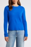 Caslon Wool Blend Crewneck Sweater In Blue Princess