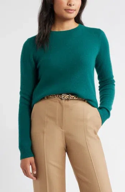 Caslon ® Cashmere Crewneck Sweater In Green