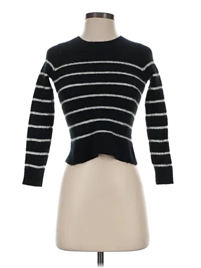 Pre-owned Caslon Cashmere Pullover Sweater In Black