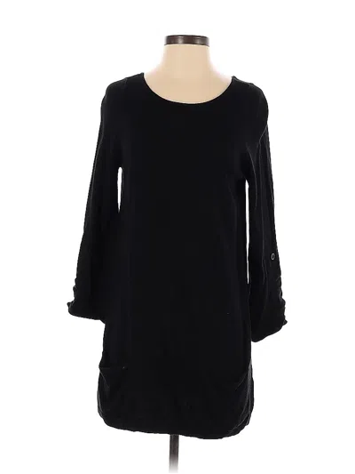 Pre-owned Caslon Casual Dress In Black