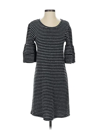 Pre-owned Caslon Casual Dress In Black