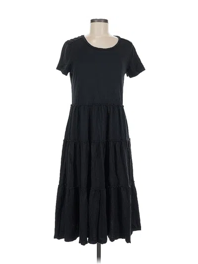 Pre-owned Caslon Casual Dress In Black