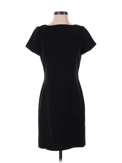 Pre-owned Caslon Casual Dress In Black
