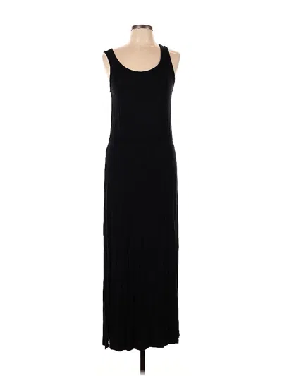 Pre-owned Caslon Casual Dress In Black