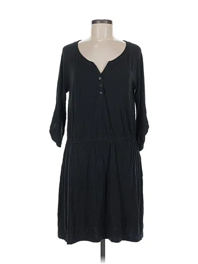 Pre-owned Caslon Casual Dress In Black