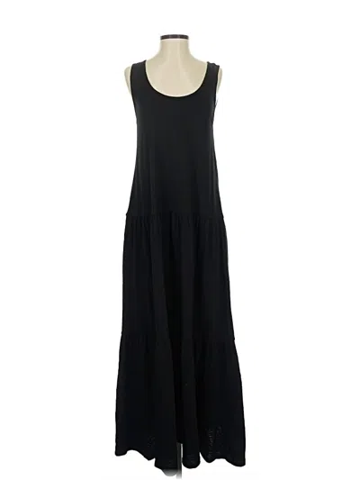 Pre-owned Caslon Casual Dress In Black