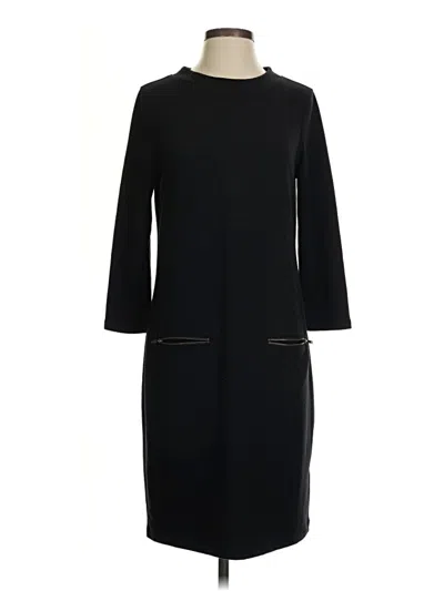 Pre-owned Caslon Casual Dress In Black