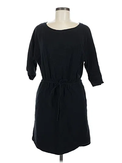 Pre-owned Caslon Casual Dress In Black