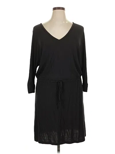 Pre-owned Caslon Casual Dress In Black