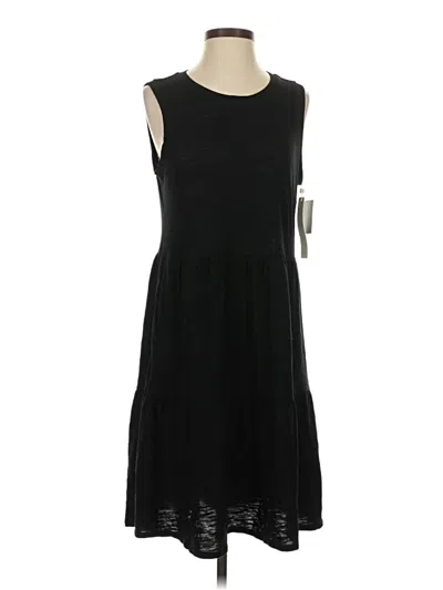Pre-owned Caslon Casual Dress In Black