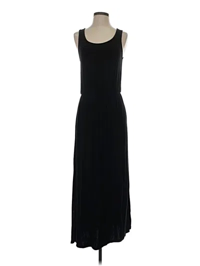 Pre-owned Caslon Casual Dress In Black