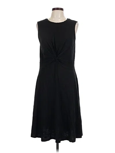 Pre-owned Caslon Casual Dress In Black