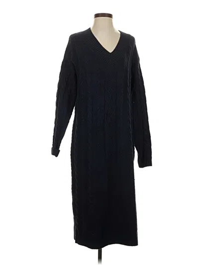 Pre-owned Caslon Casual Dress In Black