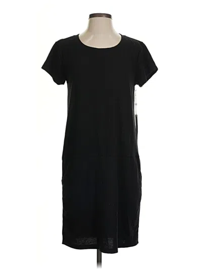 Pre-owned Caslon Casual Dress In Black