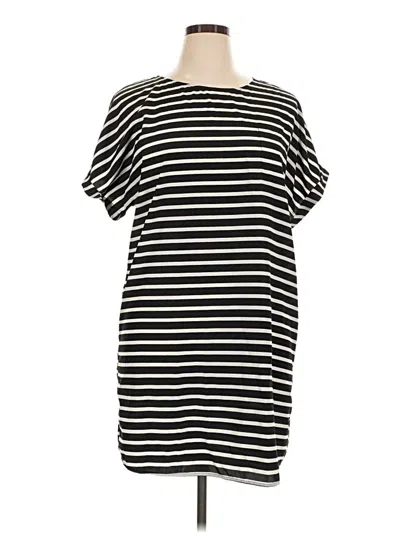 Pre-owned Caslon Casual Dress In Black