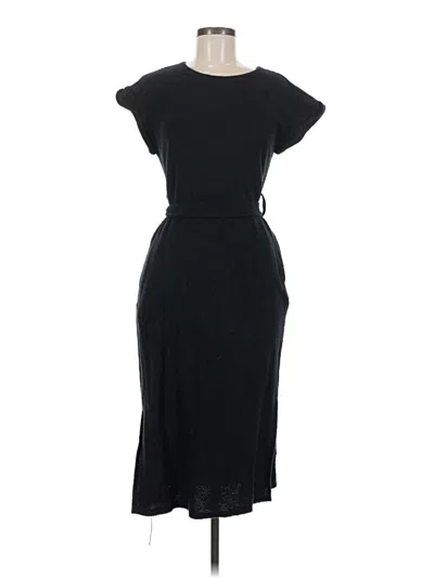 Pre-owned Caslon Casual Dress In Black