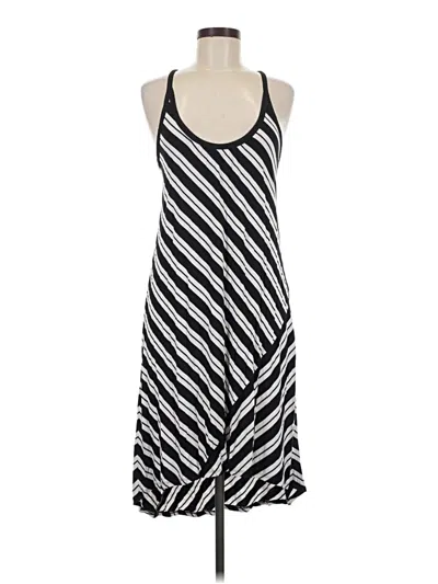 Pre-owned Caslon Casual Dress In Black