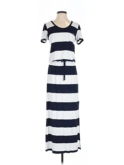 Pre-owned Caslon Casual Dress In Blue