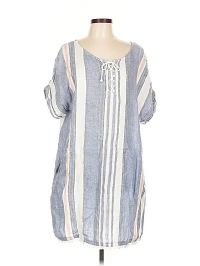 Pre-owned Caslon Casual Dress In Blue