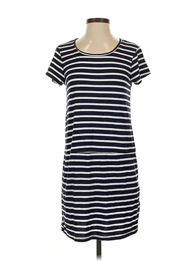 Pre-owned Caslon Casual Dress In Blue
