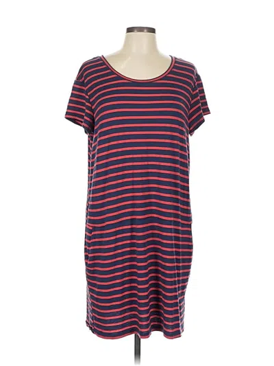 Pre-owned Caslon Casual Dress In Blue